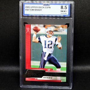 2005 Upper Deck ESPN - #58 Tom Brady - ISA 8.5 NM-MT